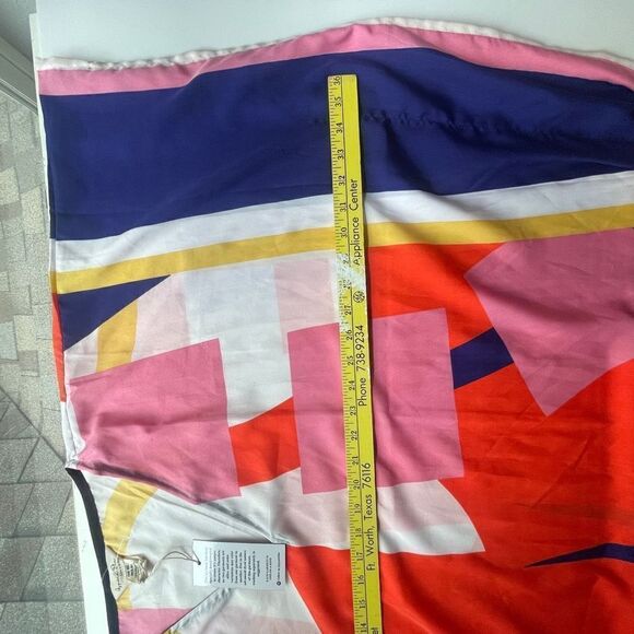 Gypsie Blue Women's Geometric Mumu Beachwear Kaftan Dress Multi Colored One Size - Picture 6 of 10